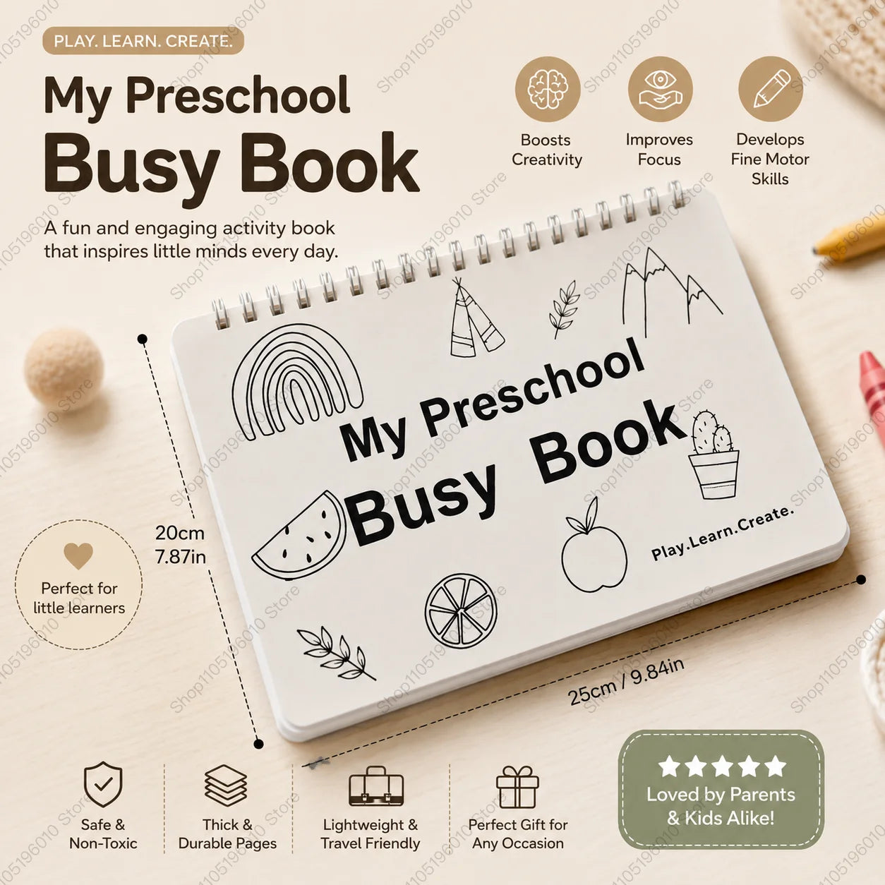 My Preschool Busy Book