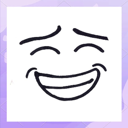 Cute Emoji Expression Stamps