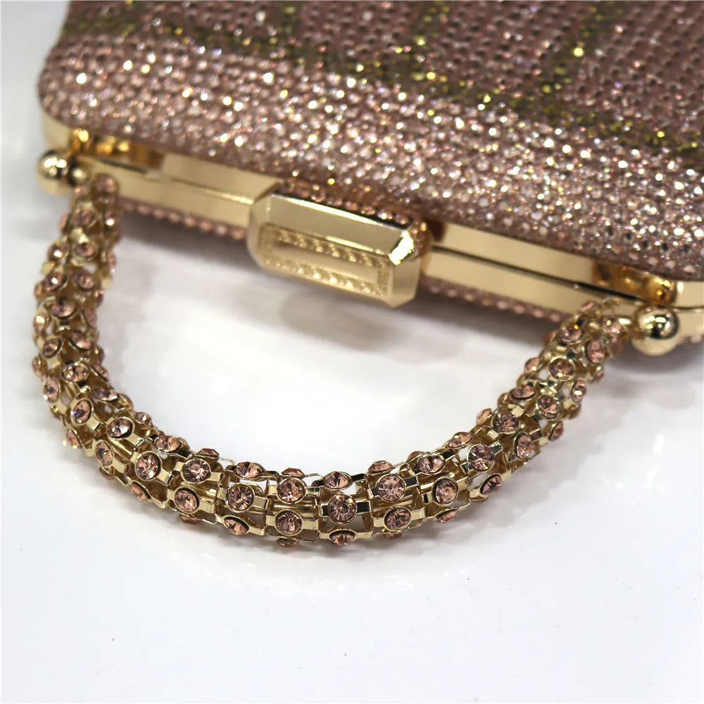 Luxury Rhinestone Evening Clutch Bag