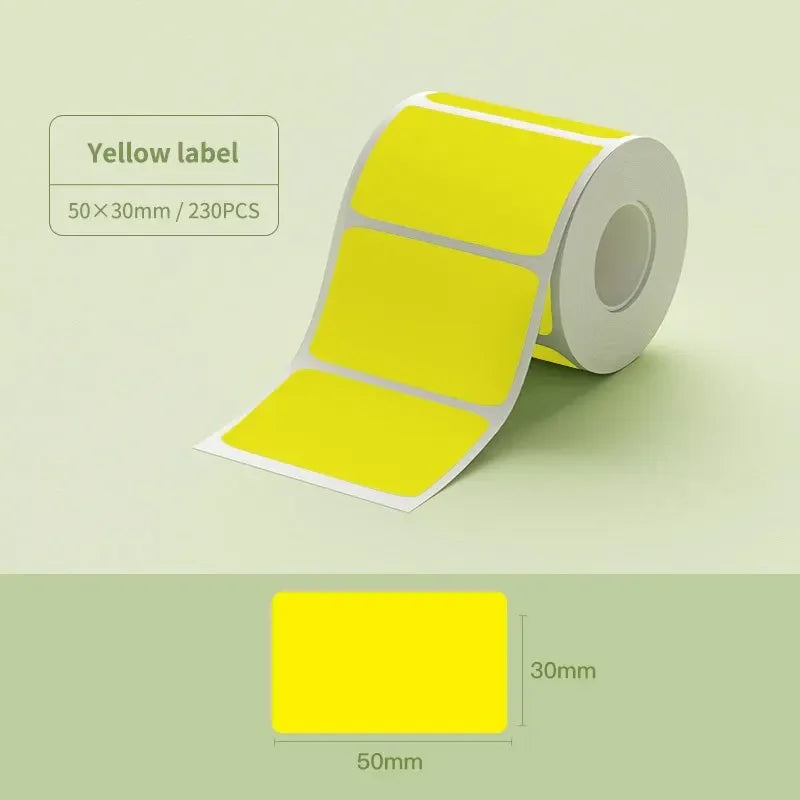 Self-Adhesive Thermal Sticker Labels 20–50mm for NIIMBOT Printers