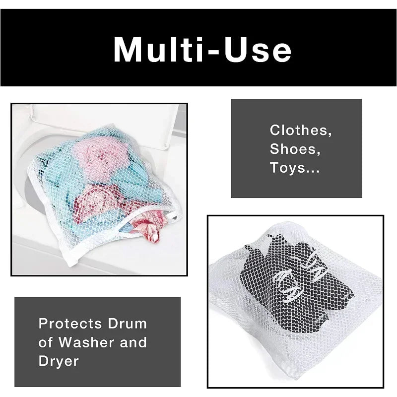White Mesh Shoe Laundry & Dryer Bag