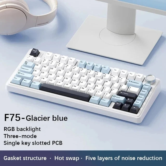 AULA F75 Tri-Mode Mechanical Gaming Keyboard
