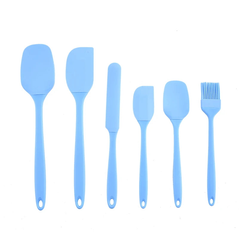 Silicone Spatula, Scraper & Basting Brush Baking Set
