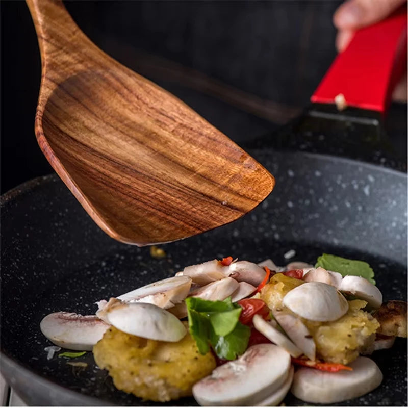 Wooden Kitchen Utensil Set