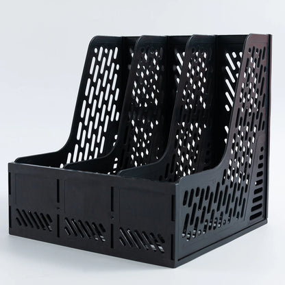 Large-Capacity Desktop File Rack for Document Organisation