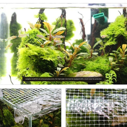 Aquarium Anti-Jump Mesh Lid