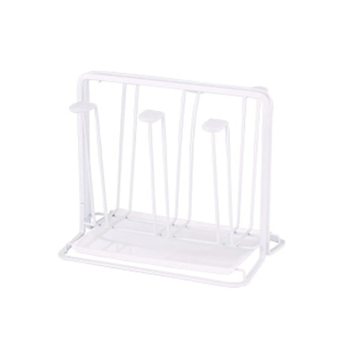 Metal Cup Drying & Drain Rack with Tray