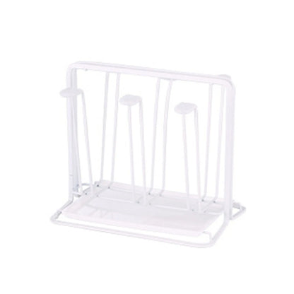Metal Cup Drying & Drain Rack with Tray