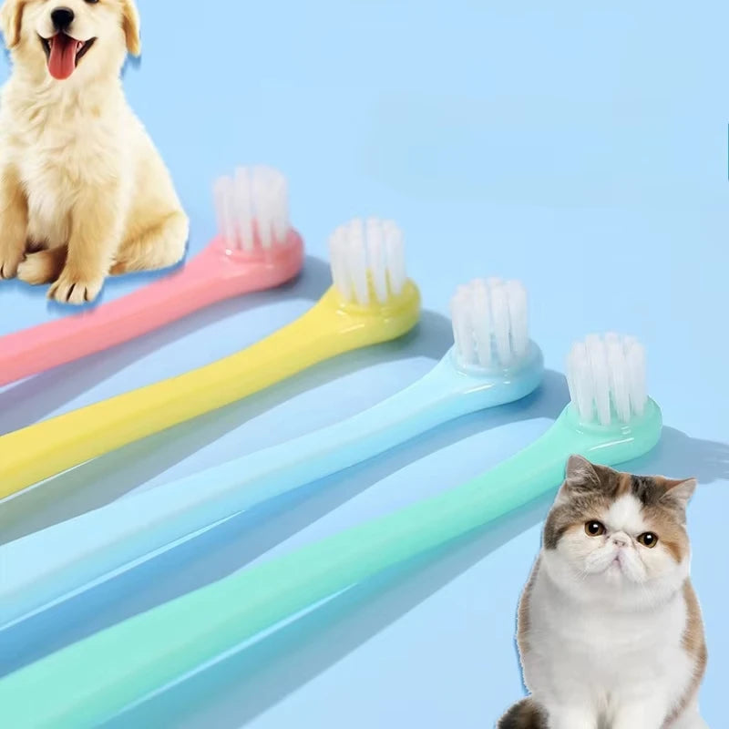 Pet Micro Head Toothbrush for Dogs & Cats