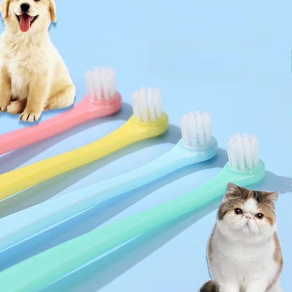 Pet Micro Head Toothbrush for Dogs & Cats
