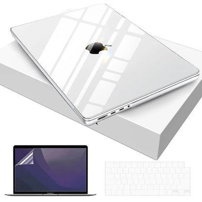 Crystal Clear MacBook Protective Case Set