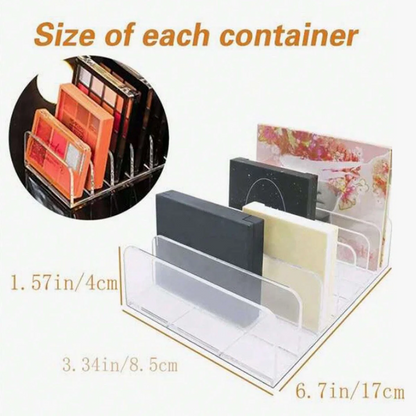 Compartment Transparent Makeup Organizer
