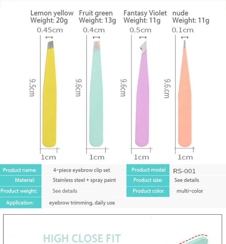 Eyebrow Tweezers Set