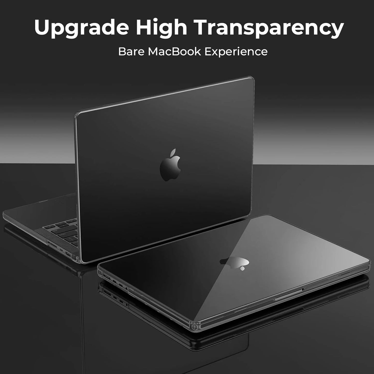 Crystal Clear MacBook Protective Case Set