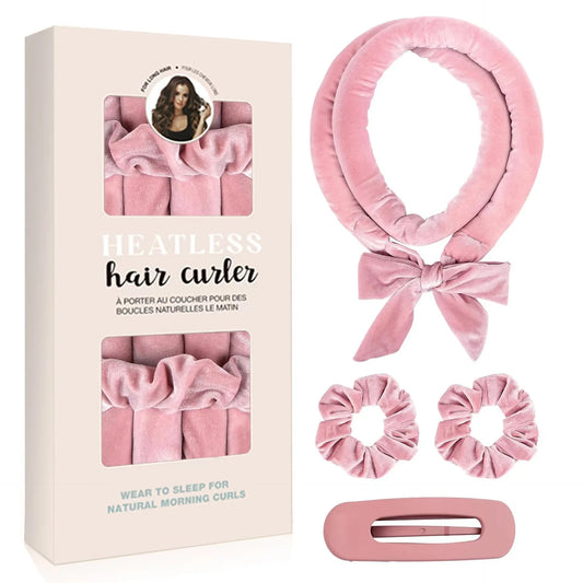 Heatless Curling Rod Headband Set