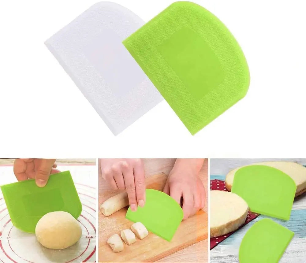 Flexible Dough Scraper Set