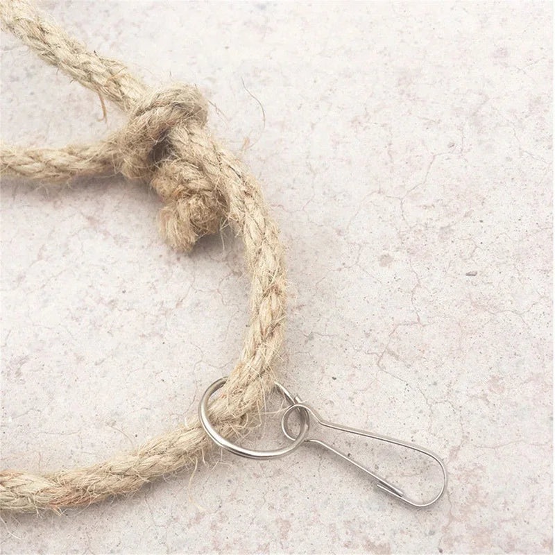 Bird Climbing Rope Net & Wooden Ladder Toy Set