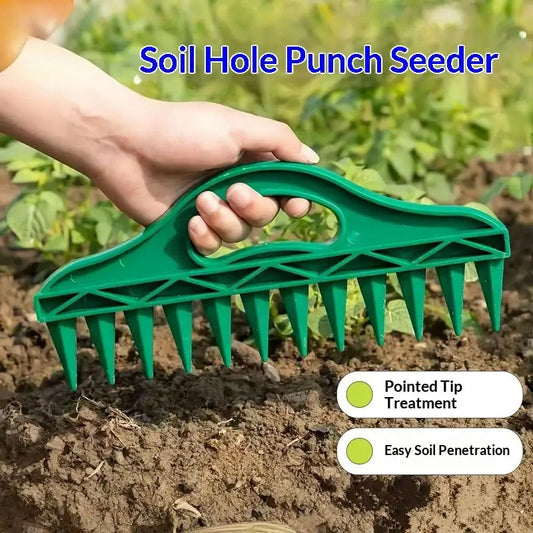 Portable Multi-Hole Seed Planter & Soil Puncher
