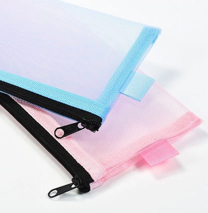 Mesh Makeup Brush Travel Pouch