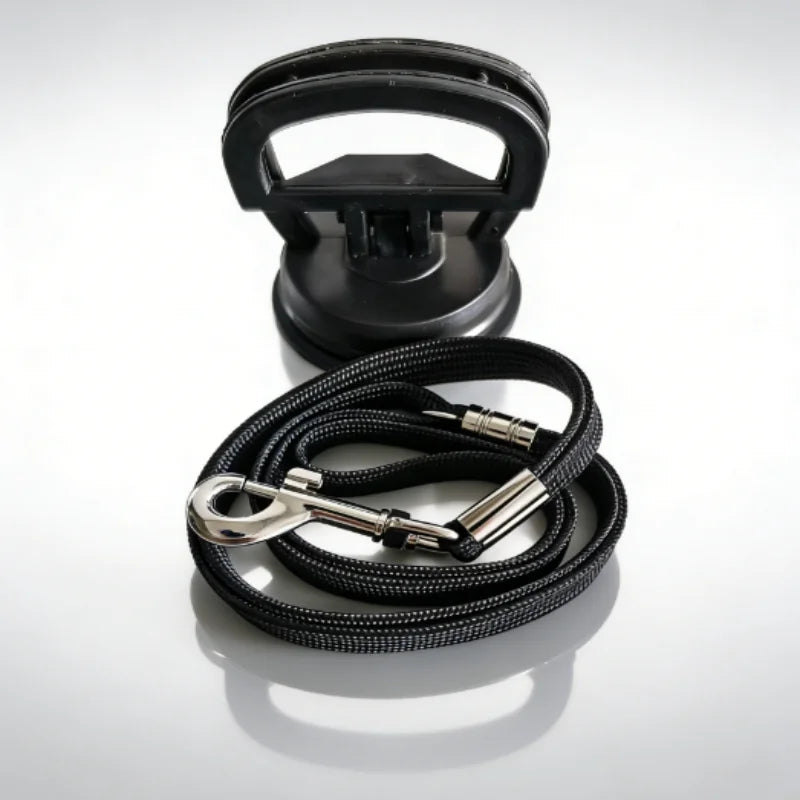 Pet Bathing Restraint Leash with Suction Cup