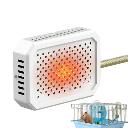 Bird Cage Heating Panel with Thermostat Control