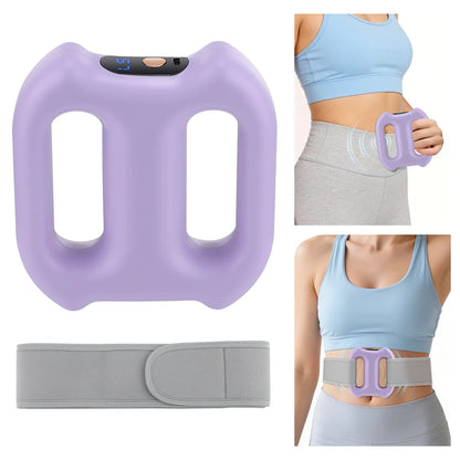 Portable Vibration Fascia Ring Massager with Strap