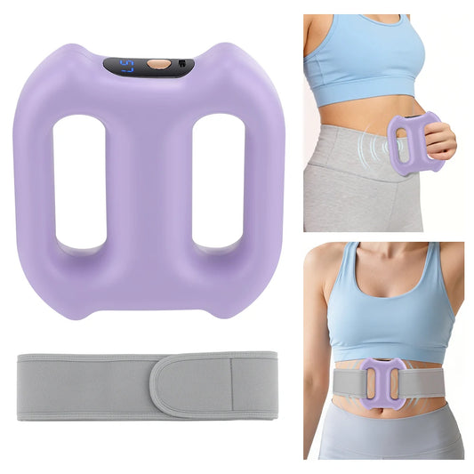 Portable Vibration Fascia Ring Massager with Strap