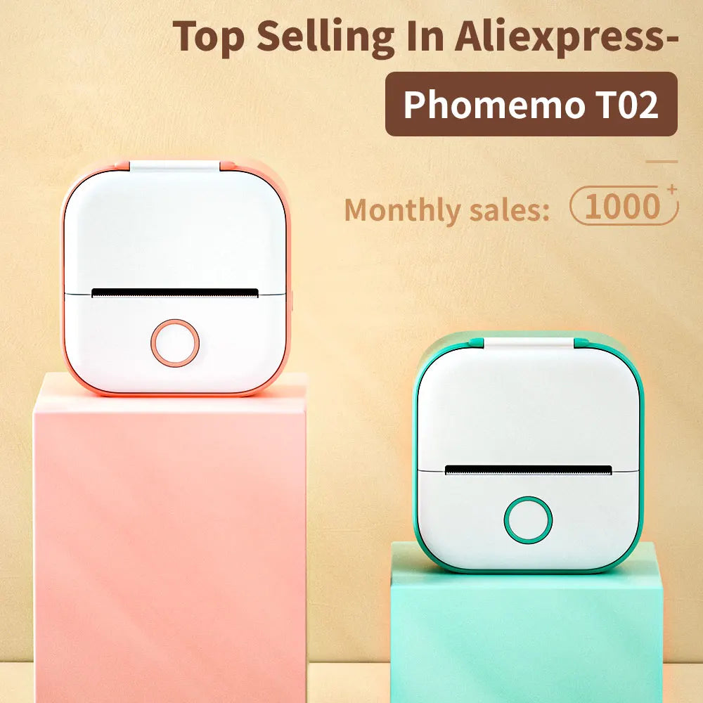 Phomemo T02 Mini Thermal Printer
