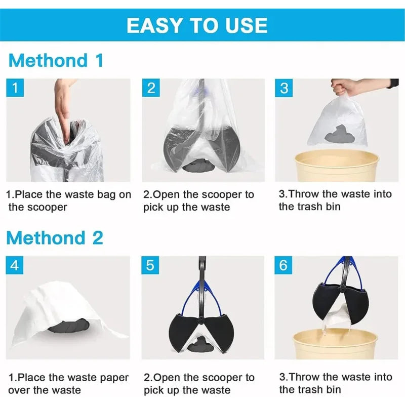 Foldable Long Handle Dog Pooper Scooper