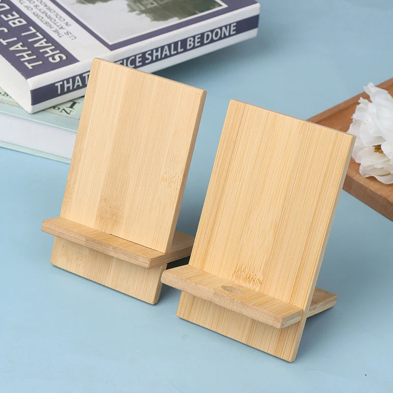Wooden Phone & Tablet Holder Stand