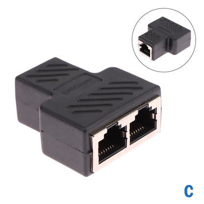 RJ45 Ethernet Network Coupler Adapter