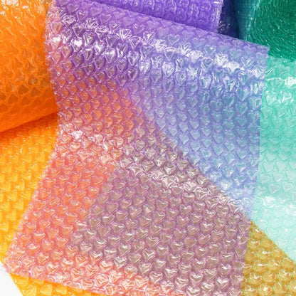 Heart-Shaped Bubble Wrap Roll