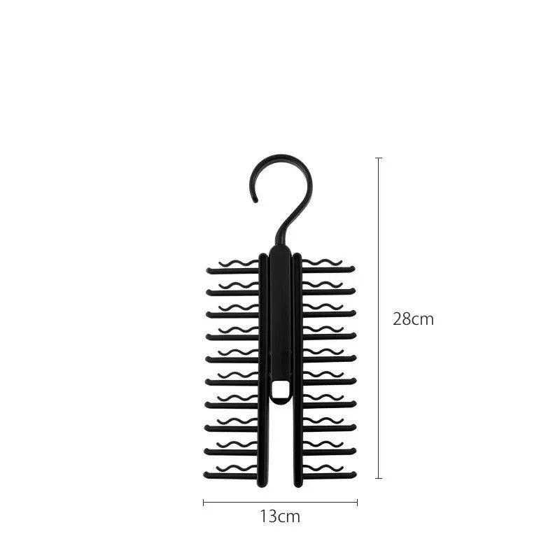 Rotatable Tie Hanger Organizer