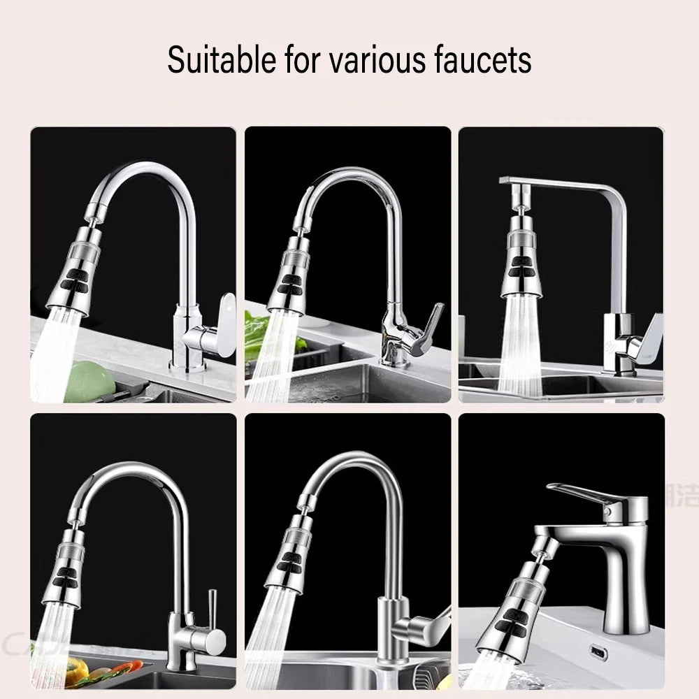 Rotating Faucet Aerator Filter