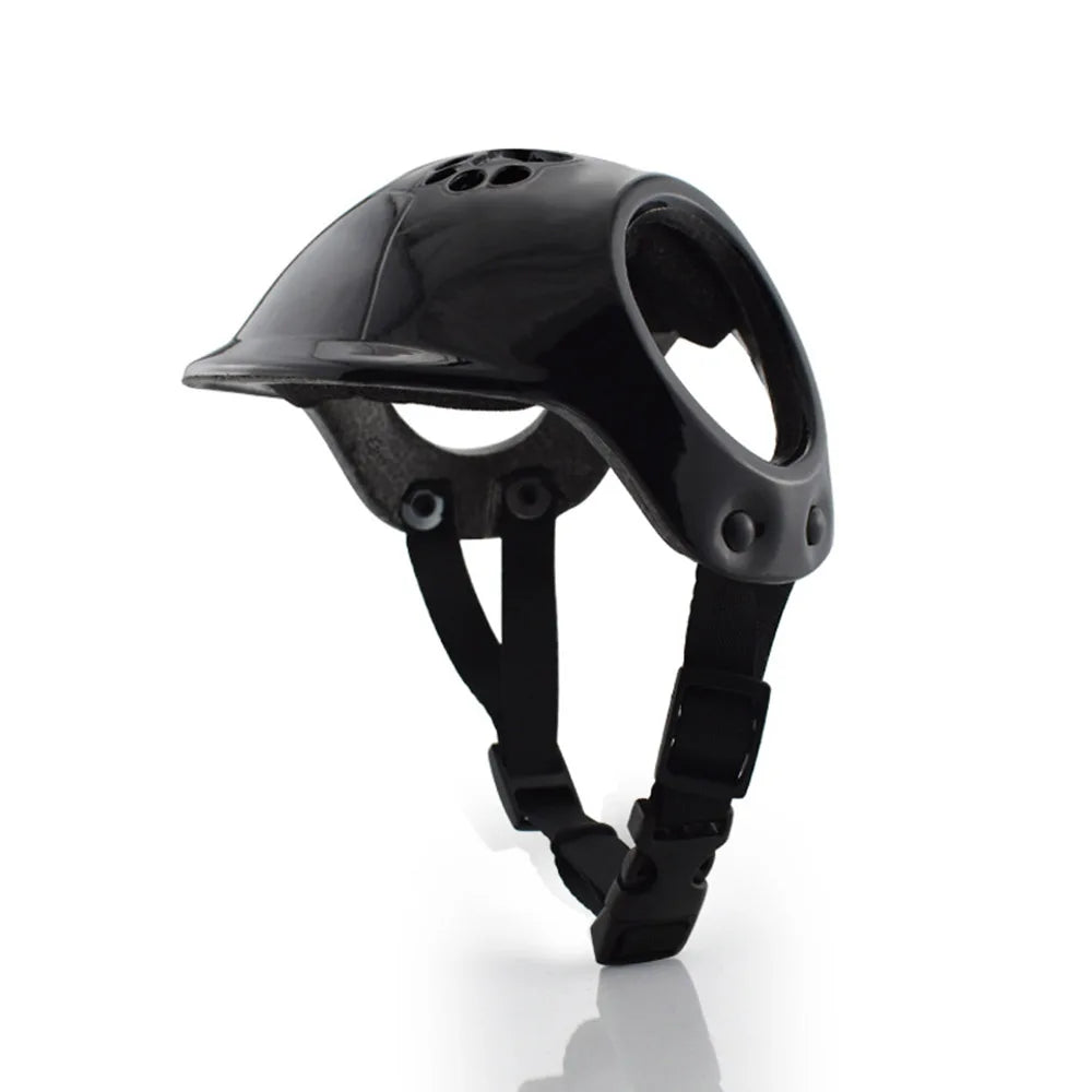 Lightweight Dog Safety Helmet with Ear Openings