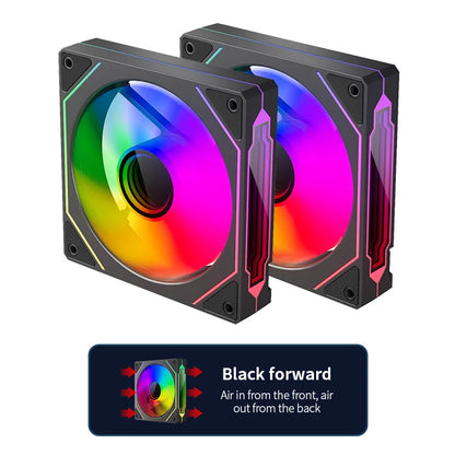 120mm ARGB Infinity Mirror Cooling Fan with PWM Control