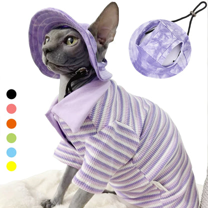 Adjustable Cotton Cat Sun Hat