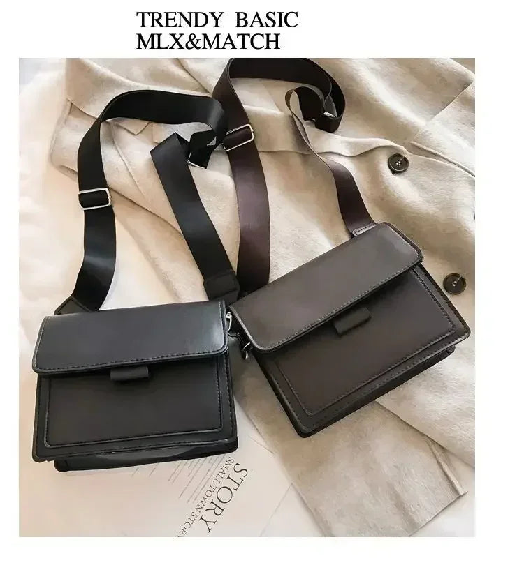Women’s PU Leather Crossbody Flap Bag