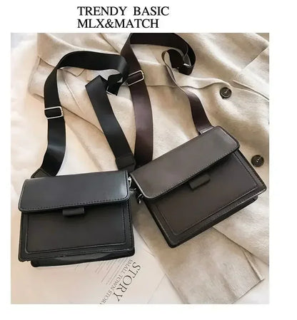 Women’s PU Leather Crossbody Flap Bag
