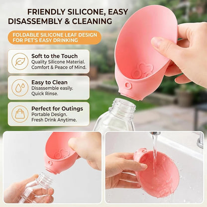 Portable Dog Water Bottle Adapter