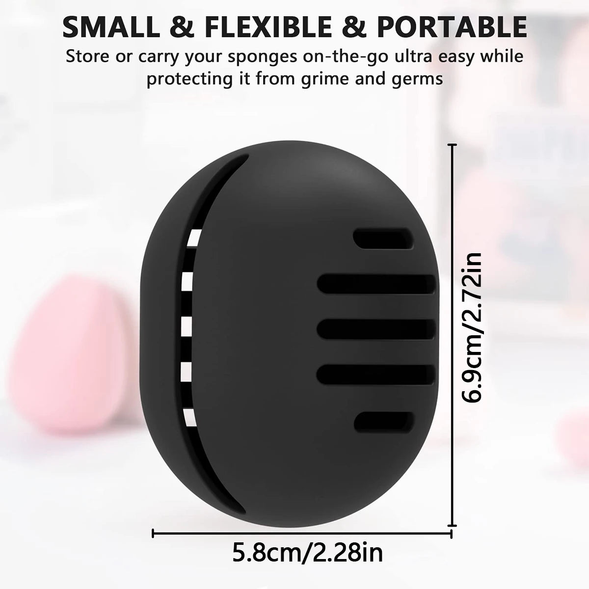 Silicone Makeup Sponge Storage Case