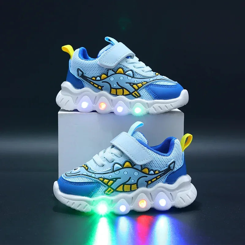 Children Tennis LED Trainer Shoes