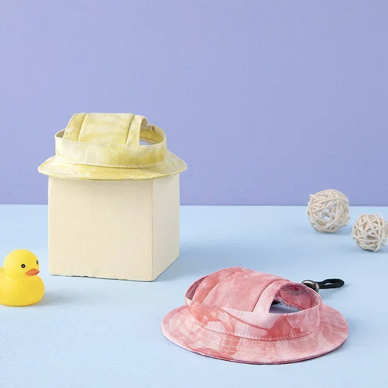 Pet Sun Hat with Ear Holes