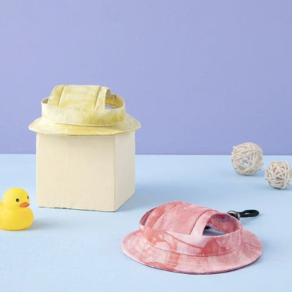 Pet Sun Hat with Ear Holes