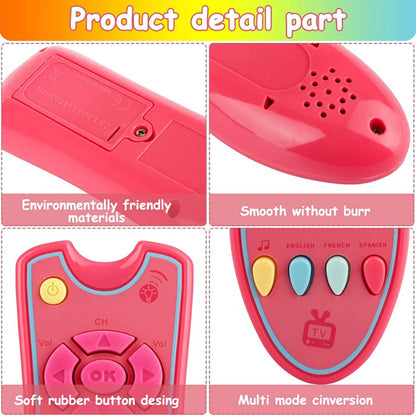 Music Mobile Phone TV Remote Control Baby Early Educational Toy