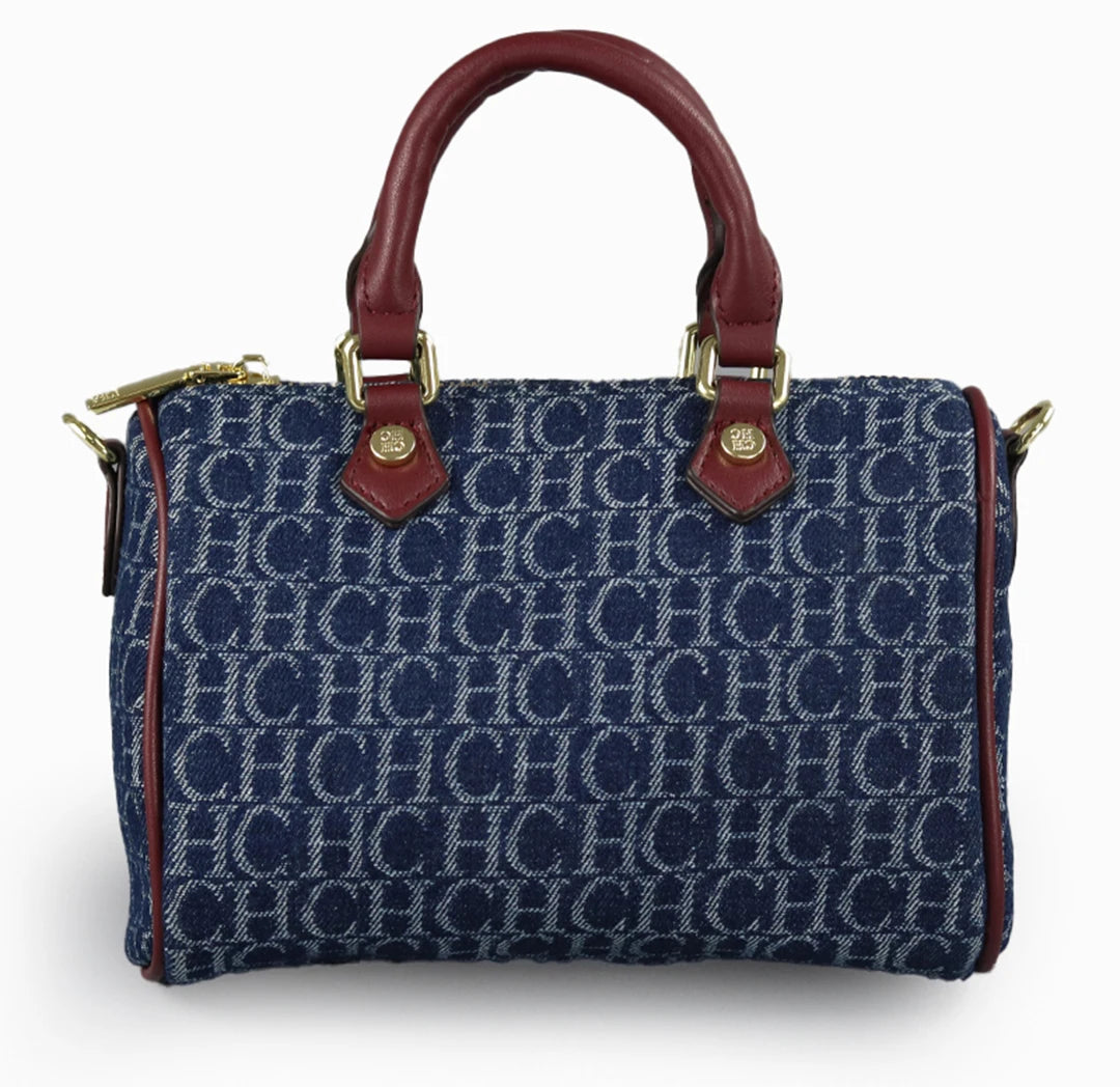 Vintage Monogram Crossbody Handbag for Women
