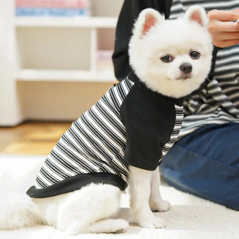 Striped Pet Pullover Shirt
