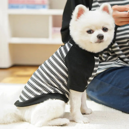 Striped Pet Pullover Shirt