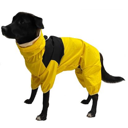 Full Coverage Waterproof Dog Raincoat Jumpsuit