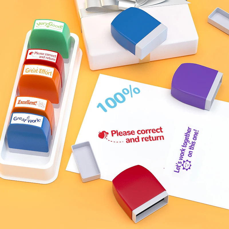 Self-Inking Teacher Stamp Set